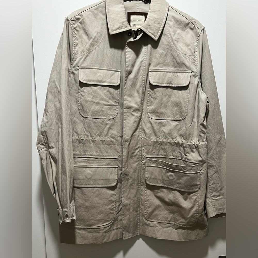 Billy Reid cotton short trench